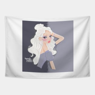 Diamonds Princess Tapestry