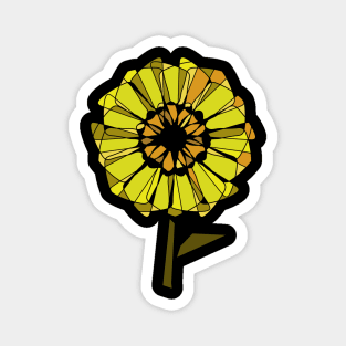 abstract flower Magnet