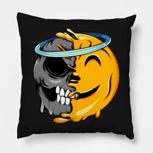 Angel Zombie Emoji Pillow