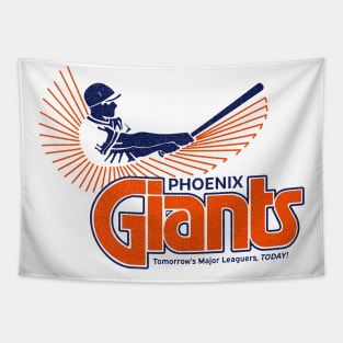 Vintage Phoenix Giants Minor League Baseball 1966 Tapestry