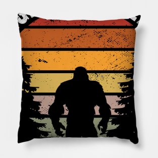 Bigfoot is Real - Funny Sasquatch Yeti Pillow