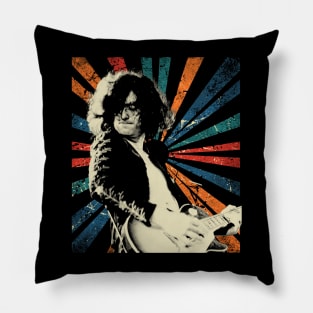 sketc vintage Jimmy- Page Pillow