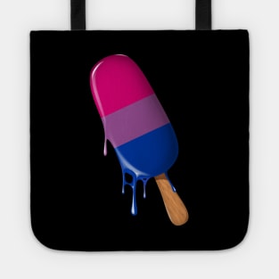 Bisexual Shirt Bisexual Flag Ice Cream LGBT Bisexual Pride Tote