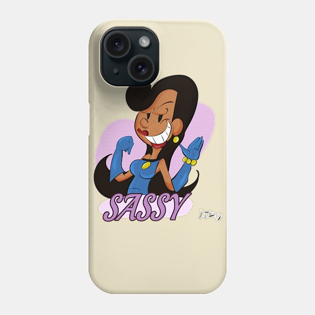 Sassy Henrietta Phone Case by D.J. Berry