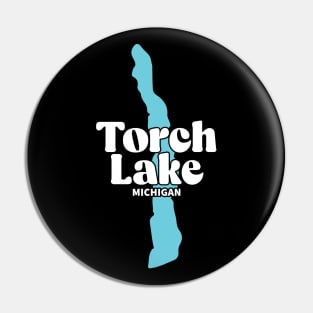 torch lake Michigan Pin