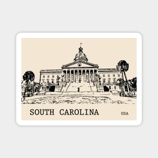 South Carolina State USA Magnet