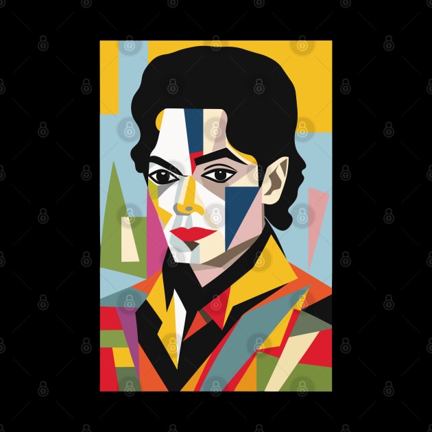 Portrait of King of Pop by Ikibrai