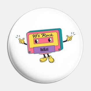 Music cassette man - Kast Pin