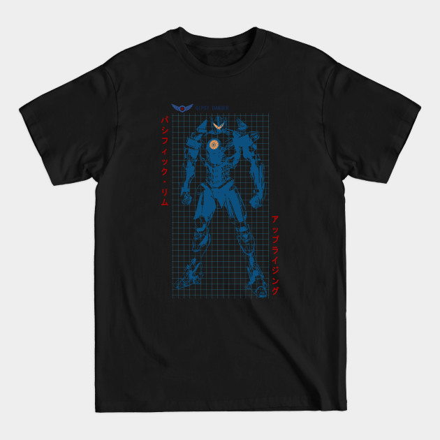 Discover Gipsy Danger Grid - Pacific Rim - T-Shirt