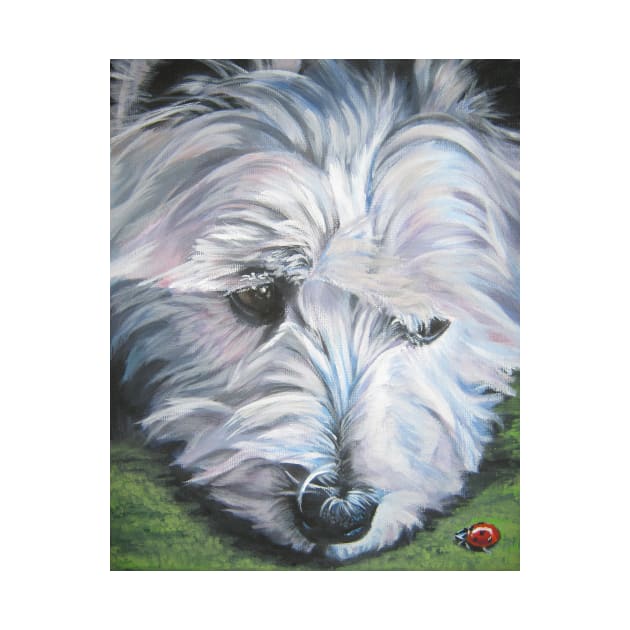 West Highland Terrier Fine Art Painting by LASHEPARD