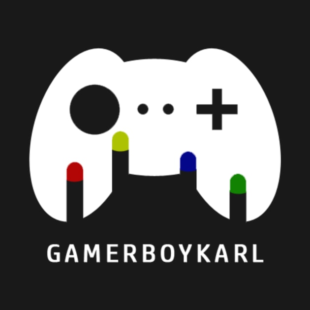 GamerBoyKarl White Logo by GamerBoyKarl