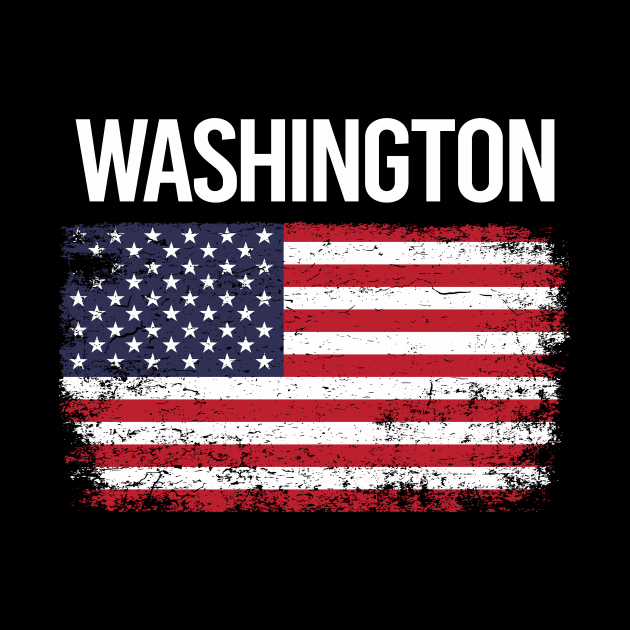 The American Flag Washington by flaskoverhand