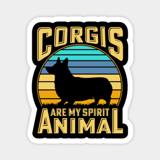 Corgis are my spirit animal Magnet