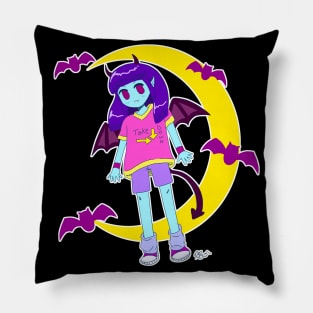 lil demon brat Pillow