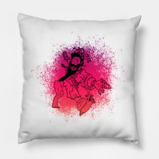 The Deranged King (Crimson) : A Fantasy Character Pillow