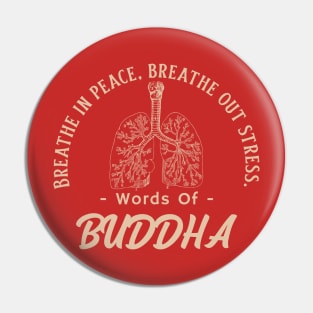 Breathe in Peace. Breathe out Stress. Breathing Exercise. Mind Power. Pin