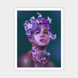 Flower Jimin Magnet