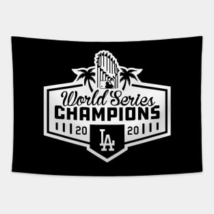 LA Dodgers Champions 1 Tapestry