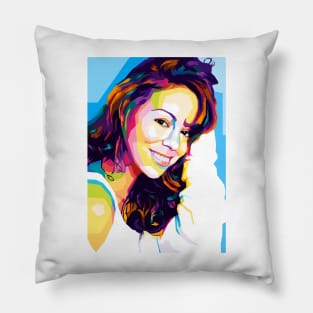 Mariah Carey Pop Art Pillow