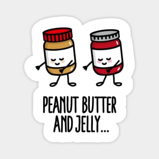 Floss dance flossing peanut butter and jelly jar Magnet