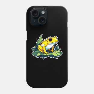 Golden Poison Frog Illustration Phone Case