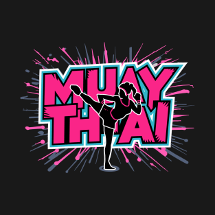 Muay Thai Boxing Martial Art Sport Lovers Women Girls Kids T-Shirt