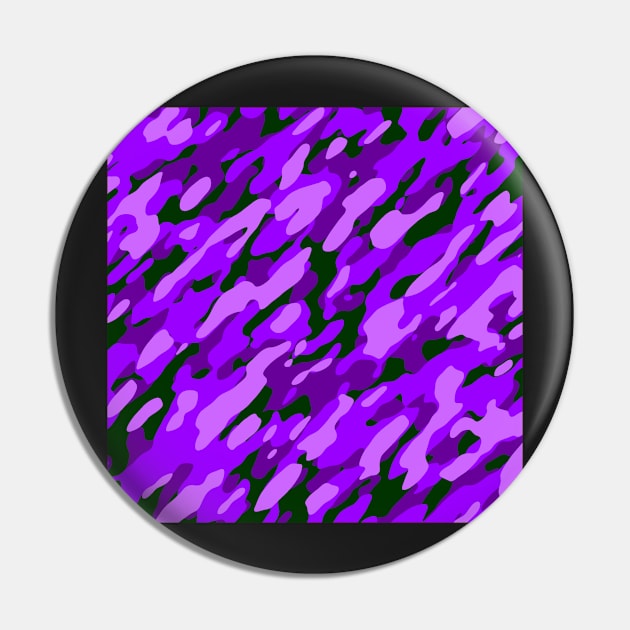 Amethyst madness Camouflage Pin by Tshirtstory