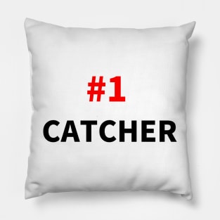 number one catcher T-shirt Pillow