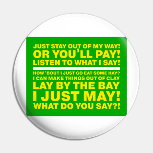 Happy Gilmore - Stay Out of My Way Pin