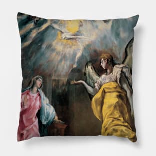 The Annunciation by El Greco Pillow