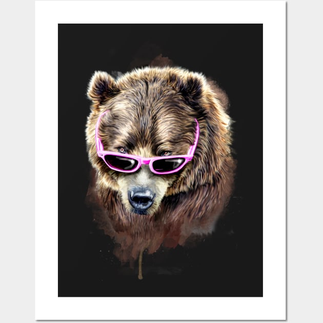 Cool Bear - Bears - Posters and Art Prints