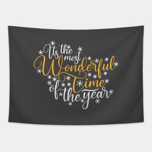 It's The Most Wonderful Time of The Year Shirt, Merry Christmas Shirt, Christmas T-Shirt, Christmas Party Shirt, Christmas Family Shirt Tapestry