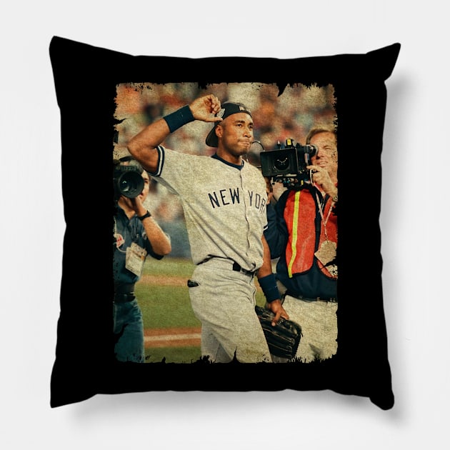 Bernie Williams in New York Yankees Pillow by Krizleberation