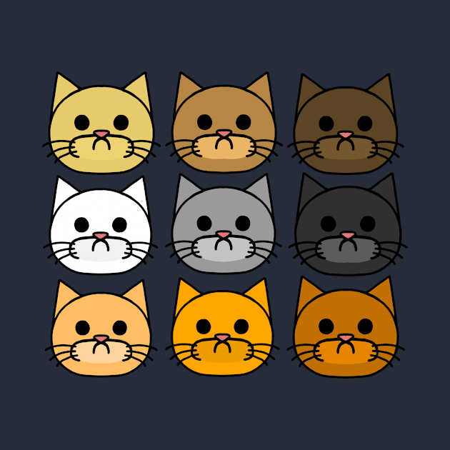 Cat Faces | 天然毛皮 | by Kri