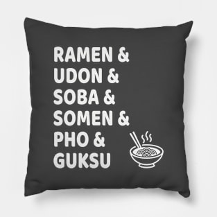 Soup Noodle Time! Pillow