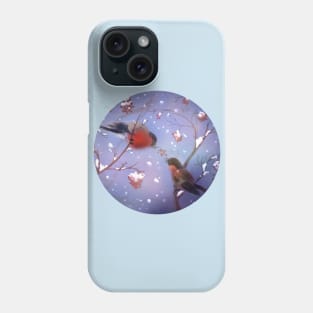 Romantic Bullfinches Phone Case