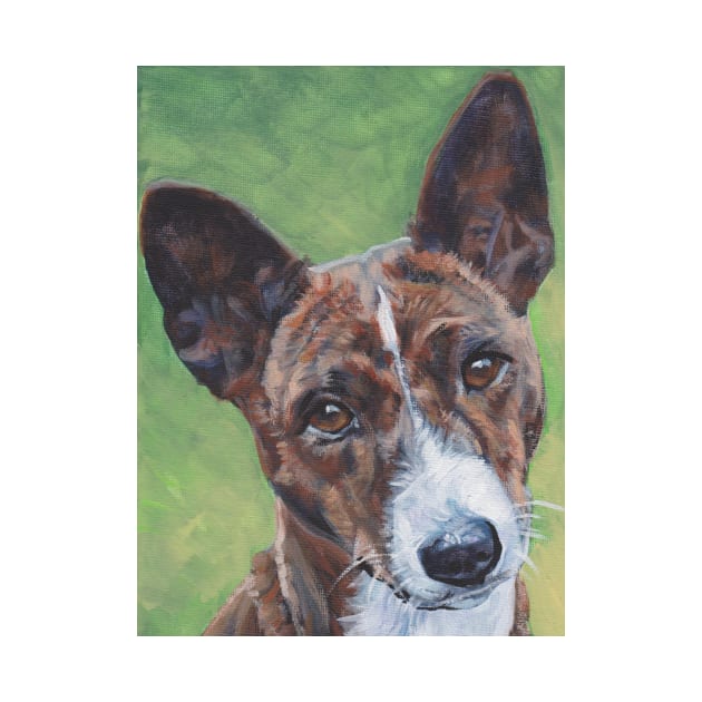 Basenji Fine Art Painting by LASHEPARD