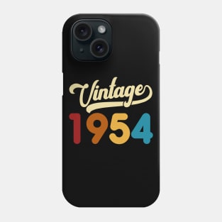 1954 Vintage Gift 66th Birthday Retro Style Phone Case