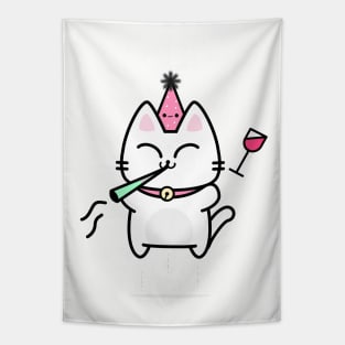 Party Cat Tapestry