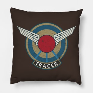 Tracer Wings grunge Pillow