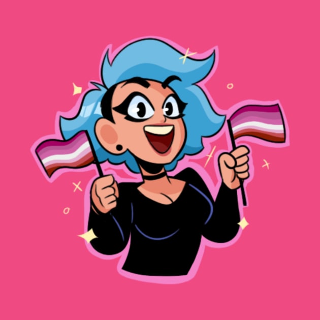 PeachFuzz Lesbian Pride! by PeachFuzz Comics Store