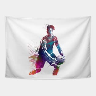 Basketball sport art #basketball Tapestry