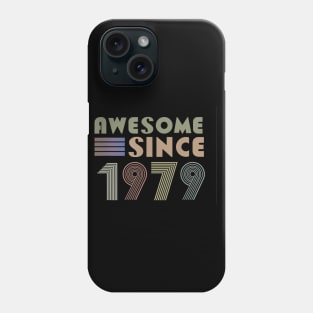 40th Birthday Gift Awesome Since 1979 Men Women kids Phone Case