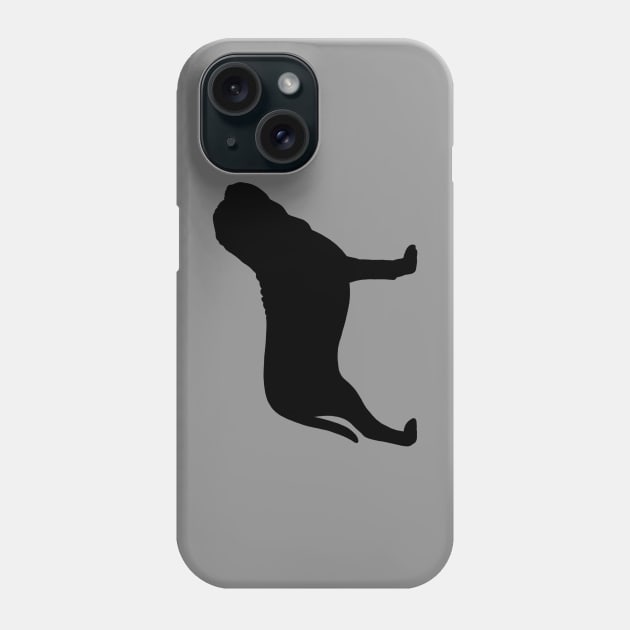 Neapolitan Mastiff Silhouette Phone Case by Coffee Squirrel