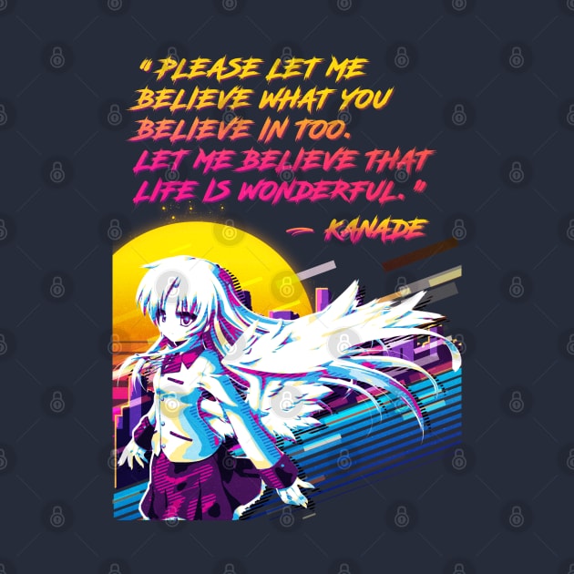 Kanade Tachibana - Angel Beats by 80sRetro