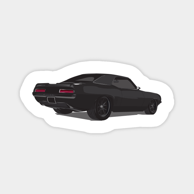 1969 camaro Magnet by Bishop Graphics