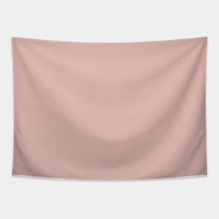 Minimalist pale dusty pink colorblock Tapestry