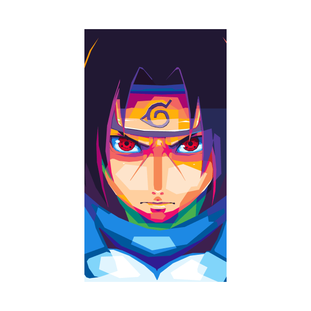 Uchiha itachi wpap pop art by SanggiDesign93