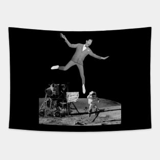 Pee Wee Herman On The Moon Tapestry