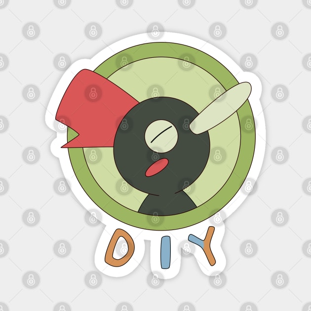 DIY club (Do It Yourself!) logo Magnet by Kamishirts